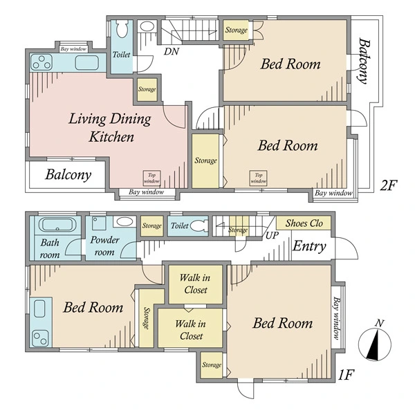 練馬区石神井台１丁目 間取図