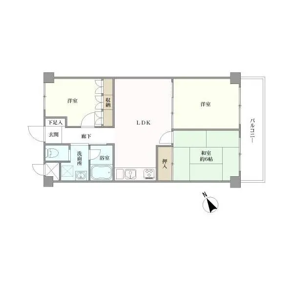ニューライフ狛江 間取図