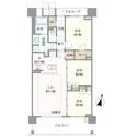 ヴィラス星ヶ丘の森 間取図　ＷＩＣ＝ウォークインクローゼット