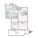 シエリアタワー大阪堀江 間取図