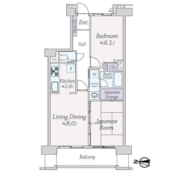 ライオンズプラザ錦糸町 間取図