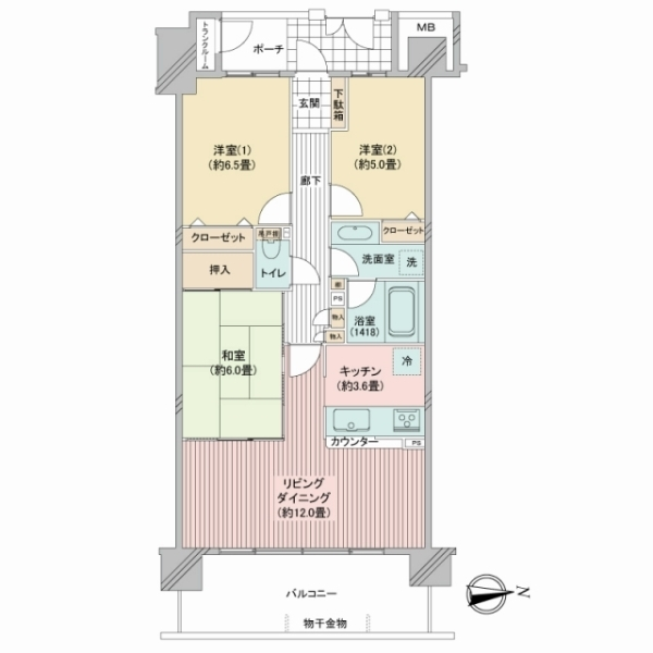 グランレガーロ 間取図