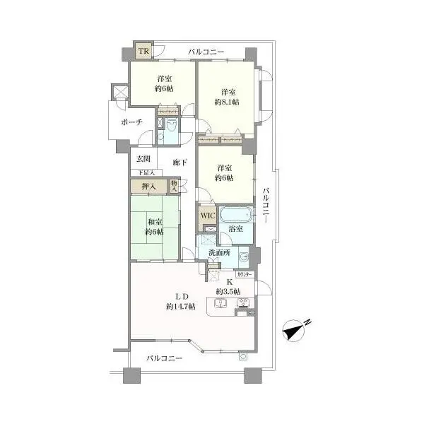 エスポア見晴台 間取図