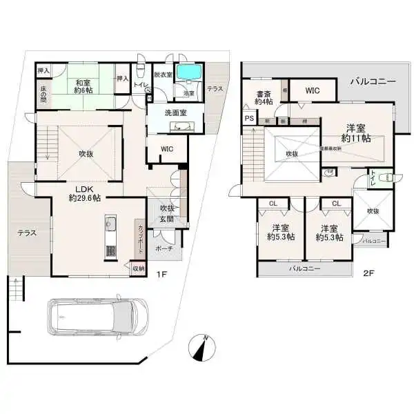 八尾市山本町南４丁目 間取図
