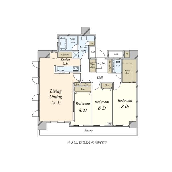 渋谷アインス 間取図