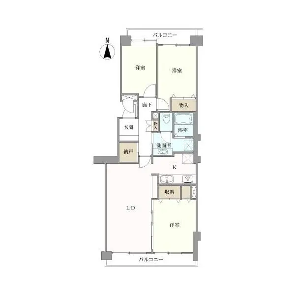 パークシティ鳥見 間取図