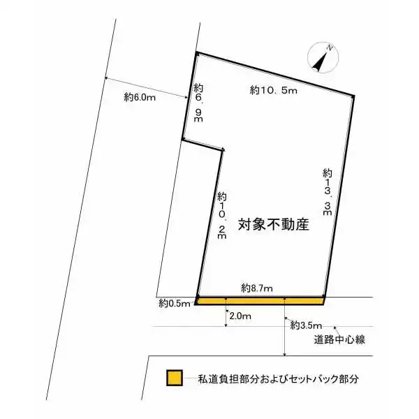 東大阪市西堤楠町３丁目 間取図