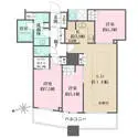 ザ・パークハウス西新宿タワー６０ 間取図