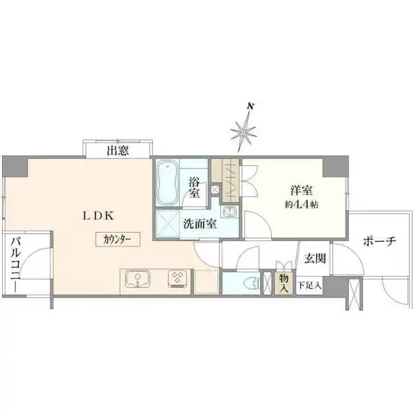 ザ・パームス代々木 間取図