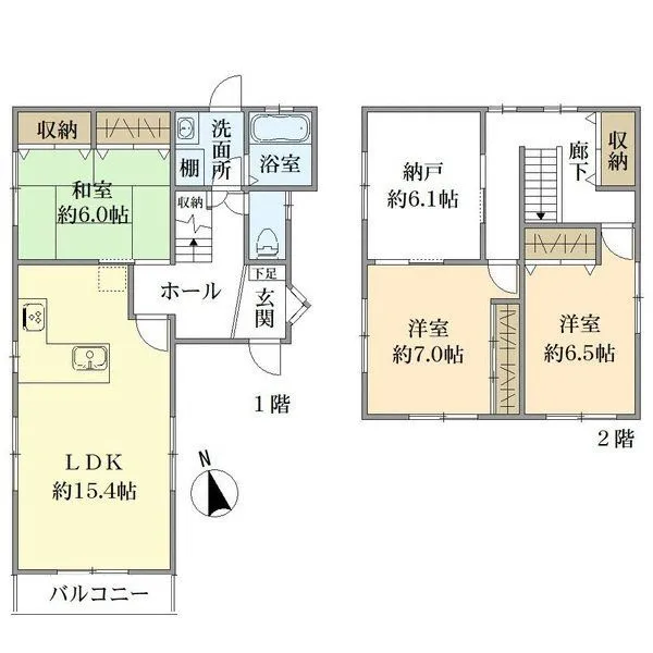 神戸市長田区大谷町３丁目 間取図