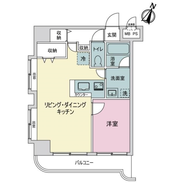 ライオンズマンション伊勢佐木長者町第３ 間取図