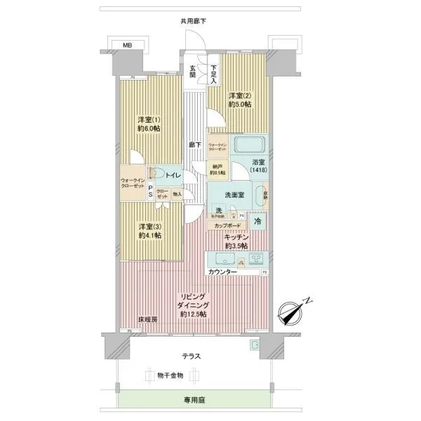 プレミスト王子神谷 間取図