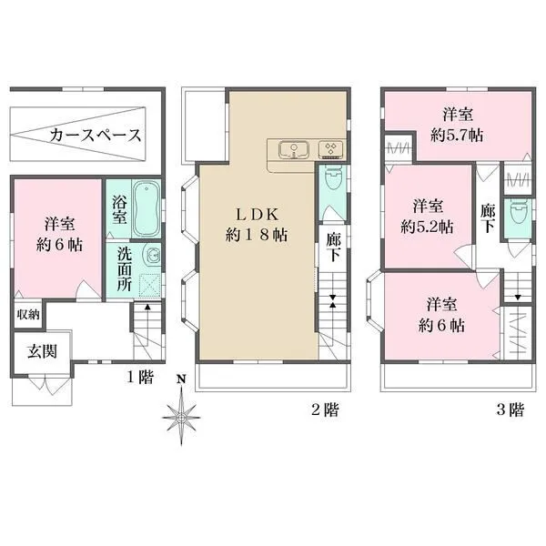 大阪市北区長柄東３丁目 間取図