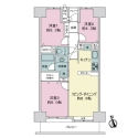 イトーピア川口マンション 間取図