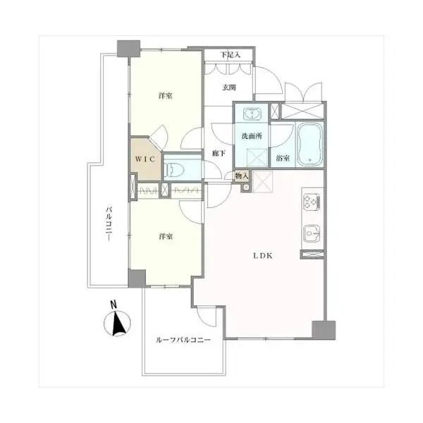 ルイシャトレ中野 間取図