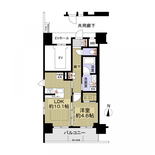 プレサンスロジェ丸の内ＣＥＮＴＲＡＬ　ＣＡＳＡ 間取図
