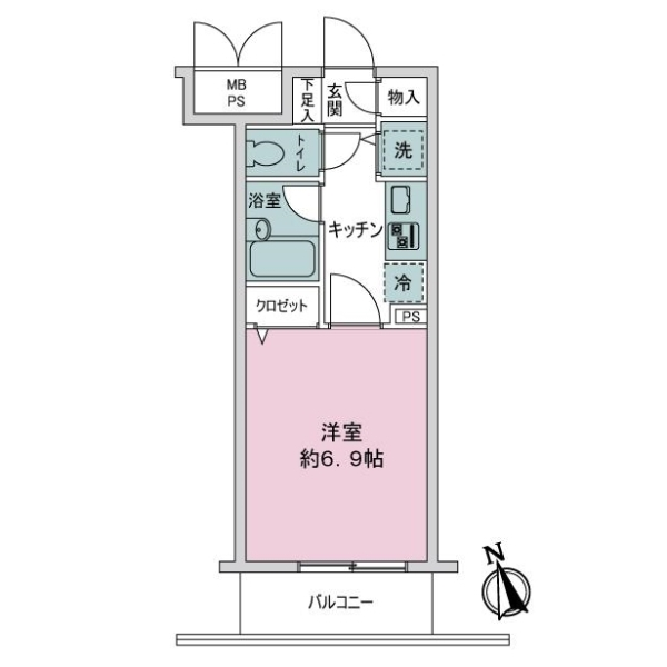 エスコート西荻窪 間取図