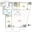 プラウドタワー北浜 間取図