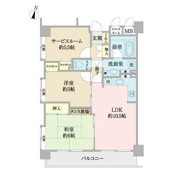 グランイーグル綱島 間取図