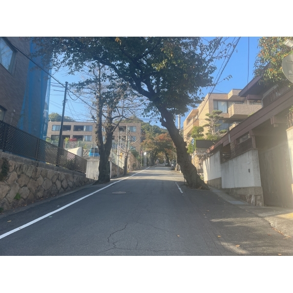 神戸市灘区五毛通3丁目 前面道路