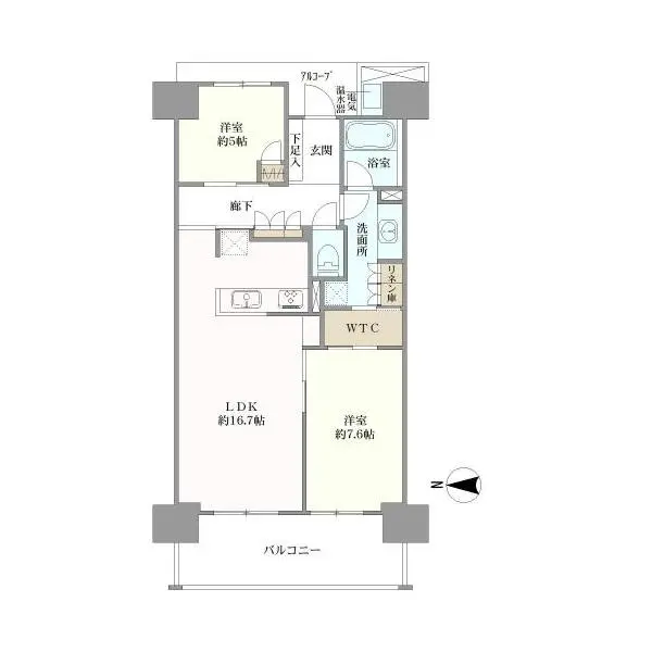 ビッグカーサ堺しらさぎ駅前 間取図