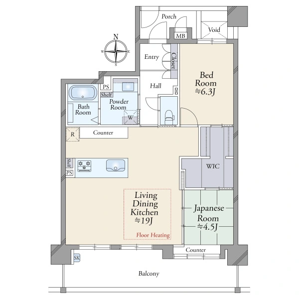 クレアシティ新石切 間取図