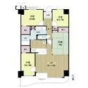 インテリジェントシティ 14階部分　南向き　4LDK　専有面積82.50m2