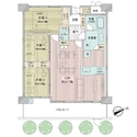 ハウス・ソラーナブロックＡ 間取図