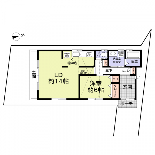 川口市大字東内野 間取図