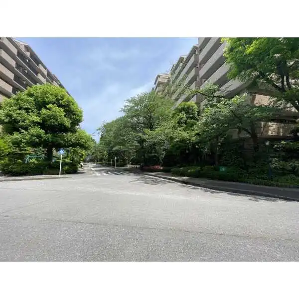 パークシティ本牧Ｅ棟 前面道路