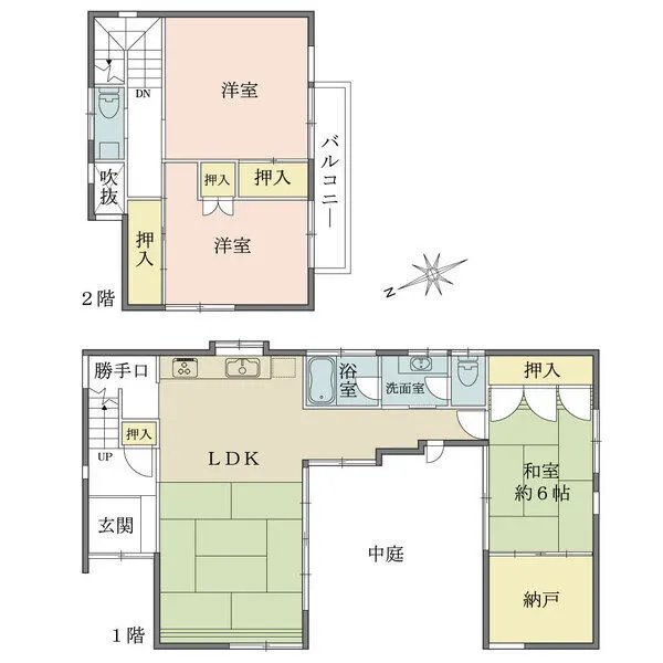 目黒区祐天寺１丁目 間取図