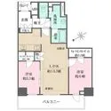 ザ・パークハウス神戸タワー 全居室バルコニーサイド設計。各洋室に設けられたウォークインクローゼットなど、全居室に収納有り。