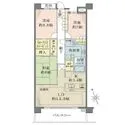 グランパスシティブリッサコート LD(12.5帖)には床暖房があります
