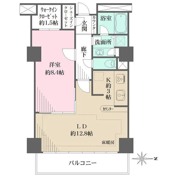 パークシティ杉並セントラルタワー 間取図