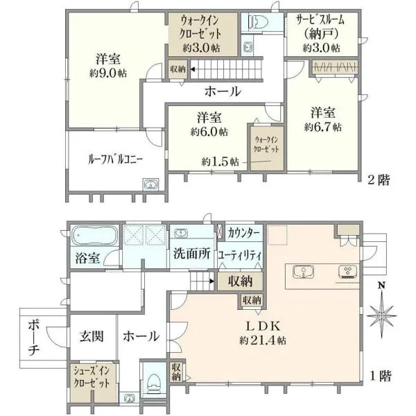 国立市東３丁目 間取図