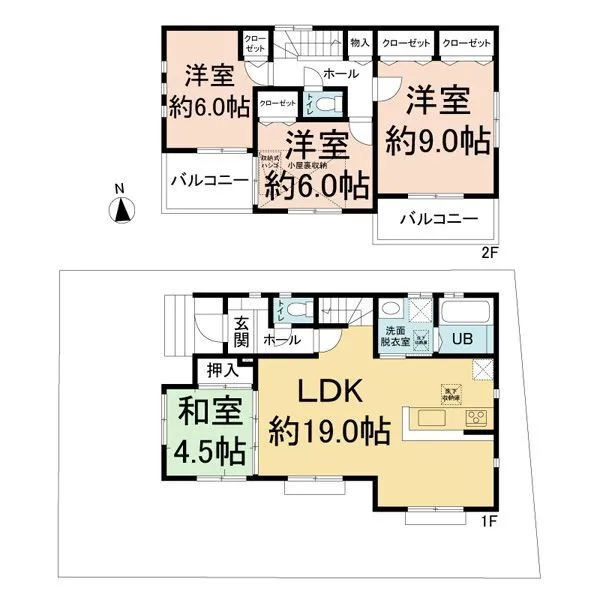 柏市南逆井２丁目 間取図