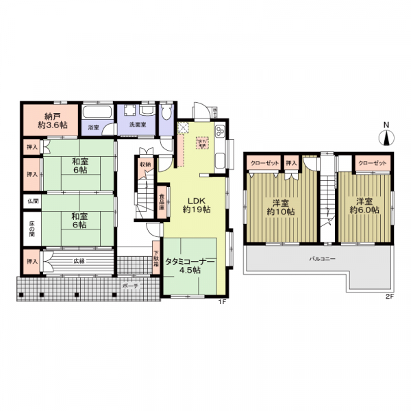 名古屋市守山区吉根３丁目 間取図