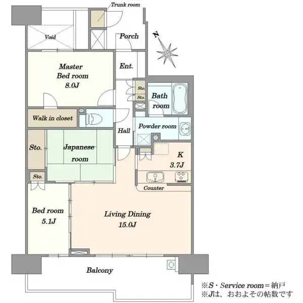 パティオス・グランアクシブ　１番館 間取図