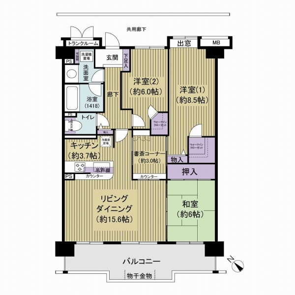 アルファグランデ八千代緑が丘 間取図