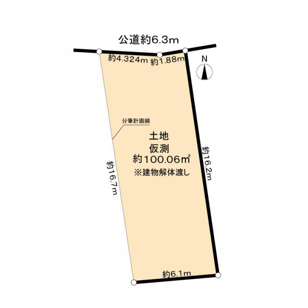 名古屋市昭和区菊園町2丁目 間取図