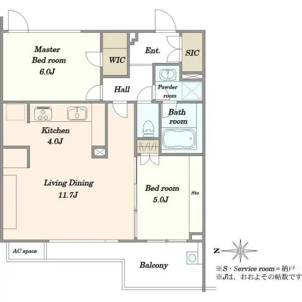 リリーゼ目白近衛町 間取図