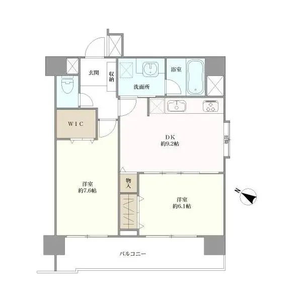 クラスタ浦和常盤町 間取図