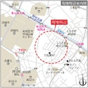 稲敷郡阿見町中央５丁目 現地案内図