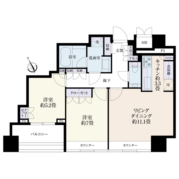 グランスイート麻布台ヒルトップタワー 間取図