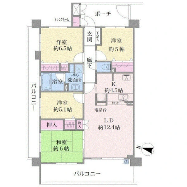 エンゼルブレッサ川崎平間 間取図