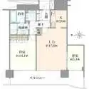 Ｍ．ＭＴＯＷＥＲＳ　ｔｈｅＷｅｓｔ 間取図