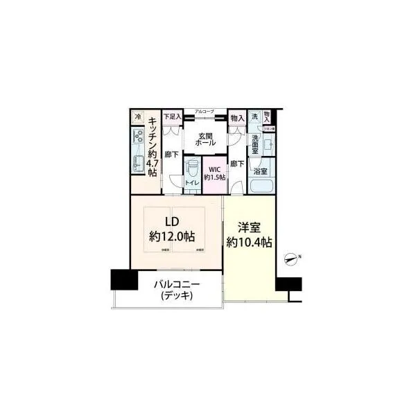 グラングリーン大阪THE　NORTH　RESIDENCE 間取図