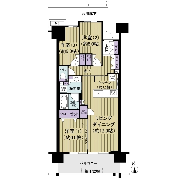 プレミスト船橋塚田 間取図