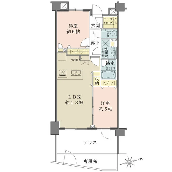ファインスクェア武蔵小金井 間取図