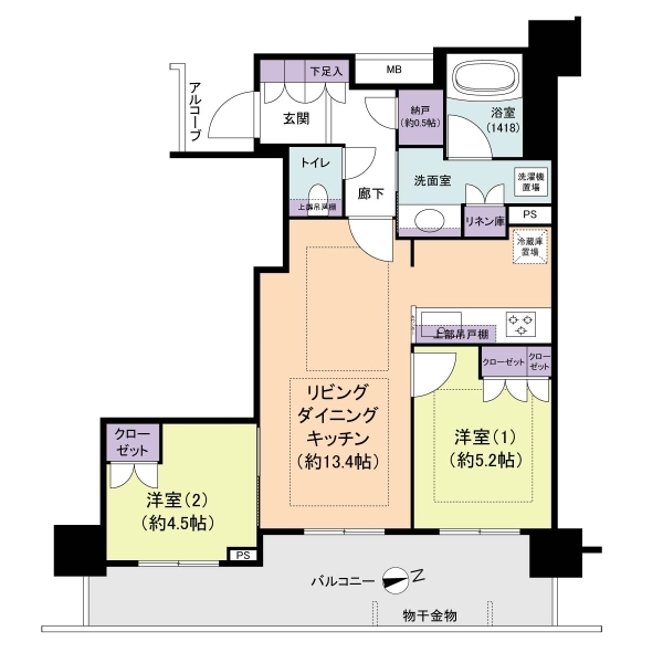 プラウドタワー堺東 間取図